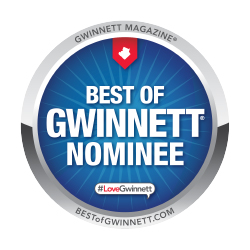 Corieosity logo as Best Gwinnett Nominee