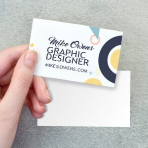 Elegant Premium Matte Business Card with refined finish and company logo