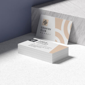 Ultra Premium Smooth White Business Card with Elegant Design