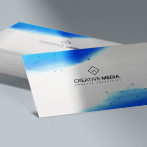 business cards glossy design